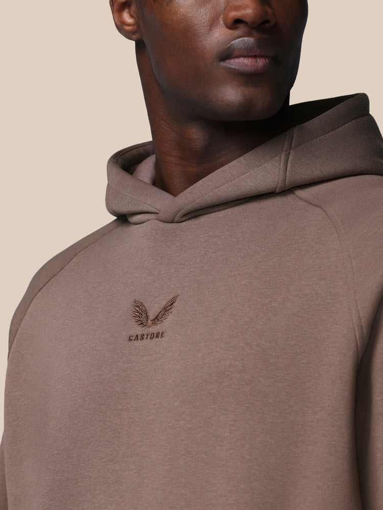 Adapt Cotton Fleece Hoodie - Deep Taupe