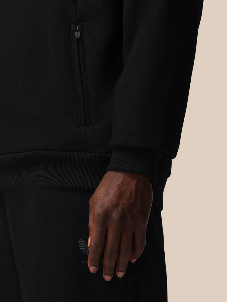 Adapt Cotton Fleece Hoodie - Schwarz
