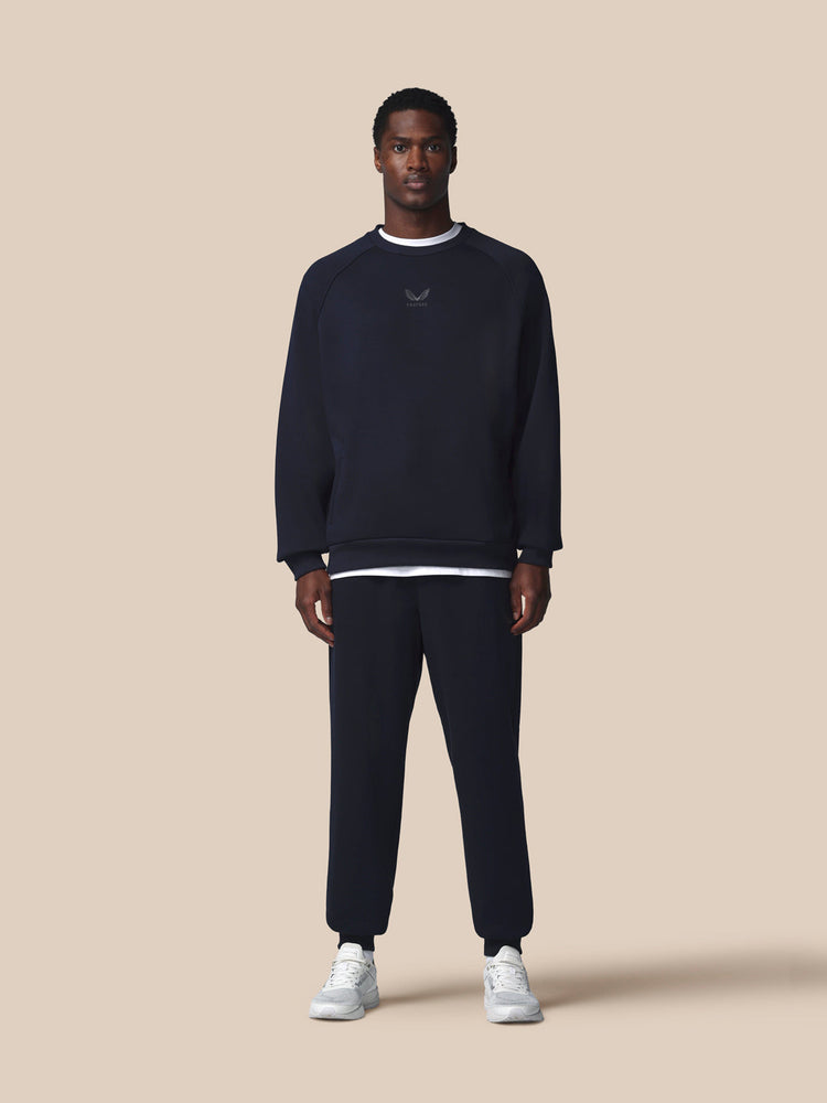 Herren Adapt Cotton Fleece Joggers - Marineblau