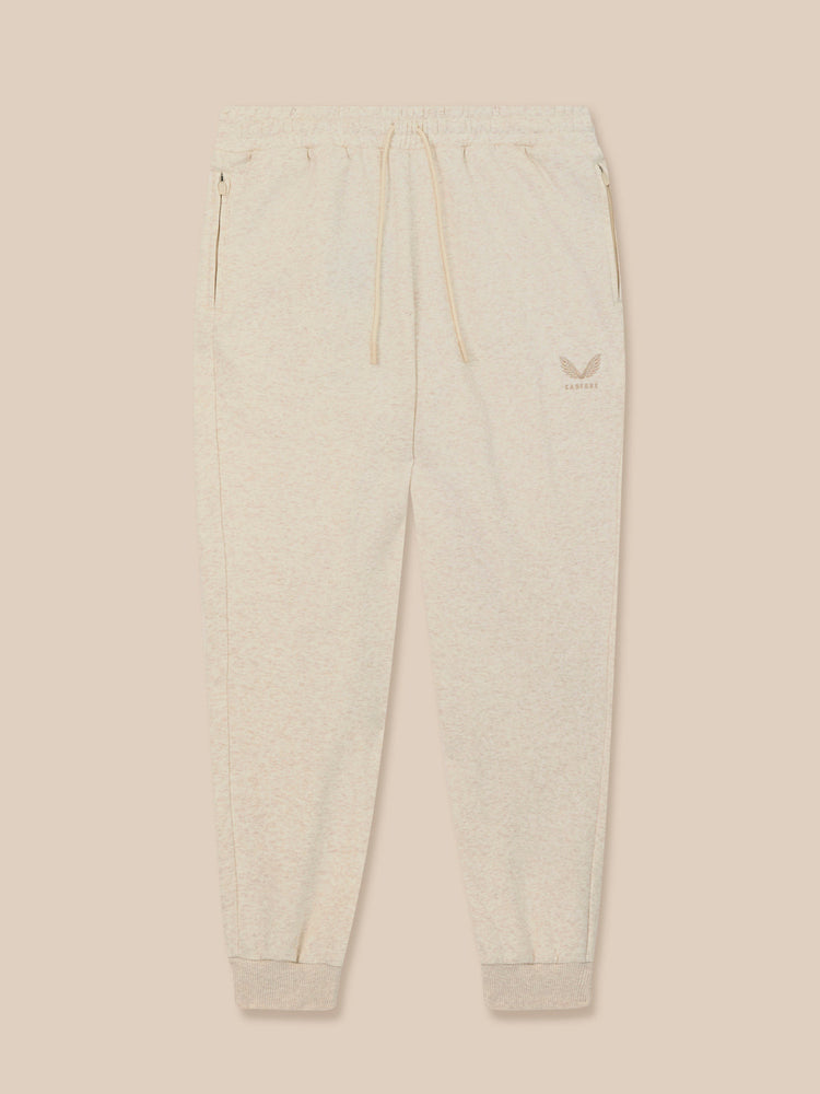 Herren Adapt Cotton Fleece Joggers - Oatmeal Marl