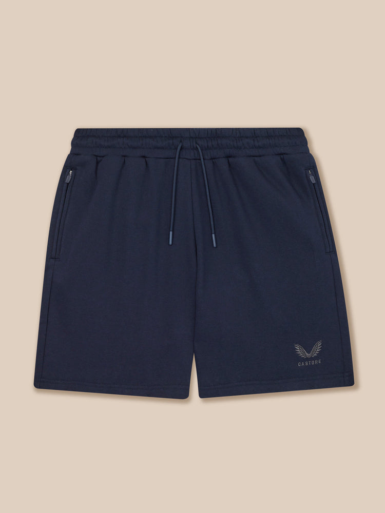 Adapt Cotton Fleece Shorts - Marineblau