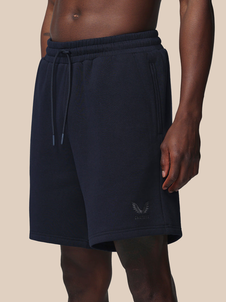 Adapt Cotton Fleece Shorts - Marineblau