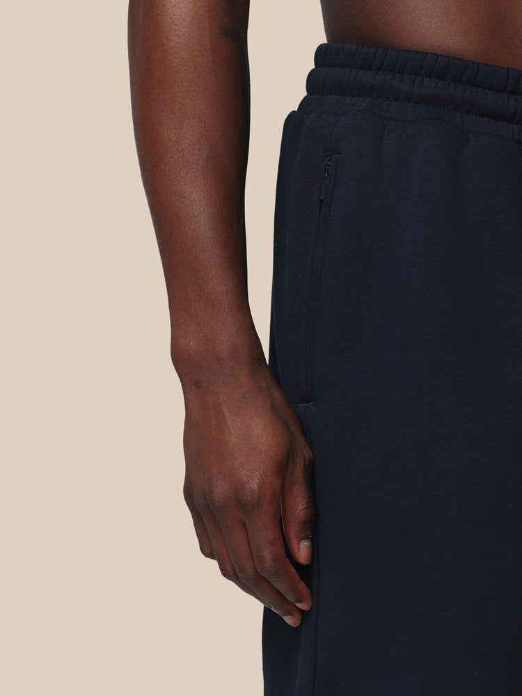 Adapt Cotton Fleece Shorts - Marineblau