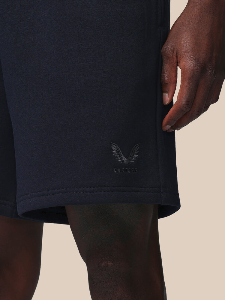 Adapt Cotton Fleece Shorts - Marineblau