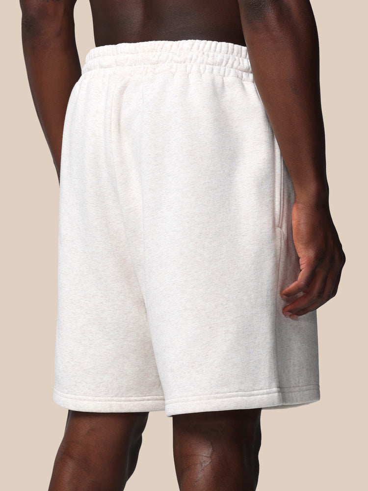 Adapt Cotton Fleece Shorts - Oatmeal Marl