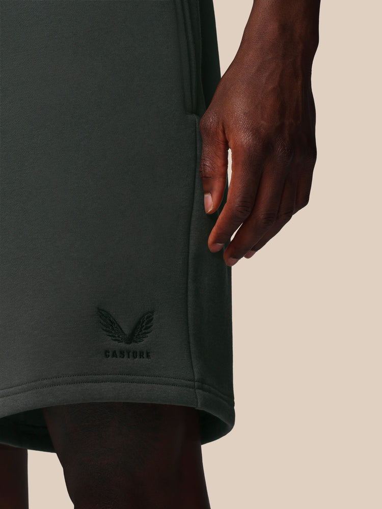 Adapt Cotton Fleece Shorts - Gunmetal