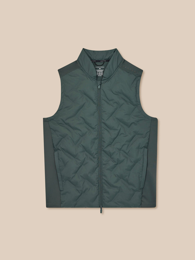 Herren Flex Hybrid Gilet - Dunkelgrün