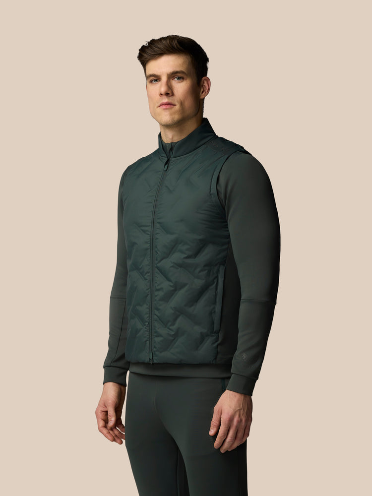 Herren Flex Hybrid Gilet - Dunkelgrün