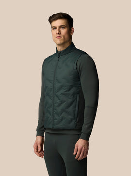 Herren Flex Hybrid Gilet - Dunkelgrün