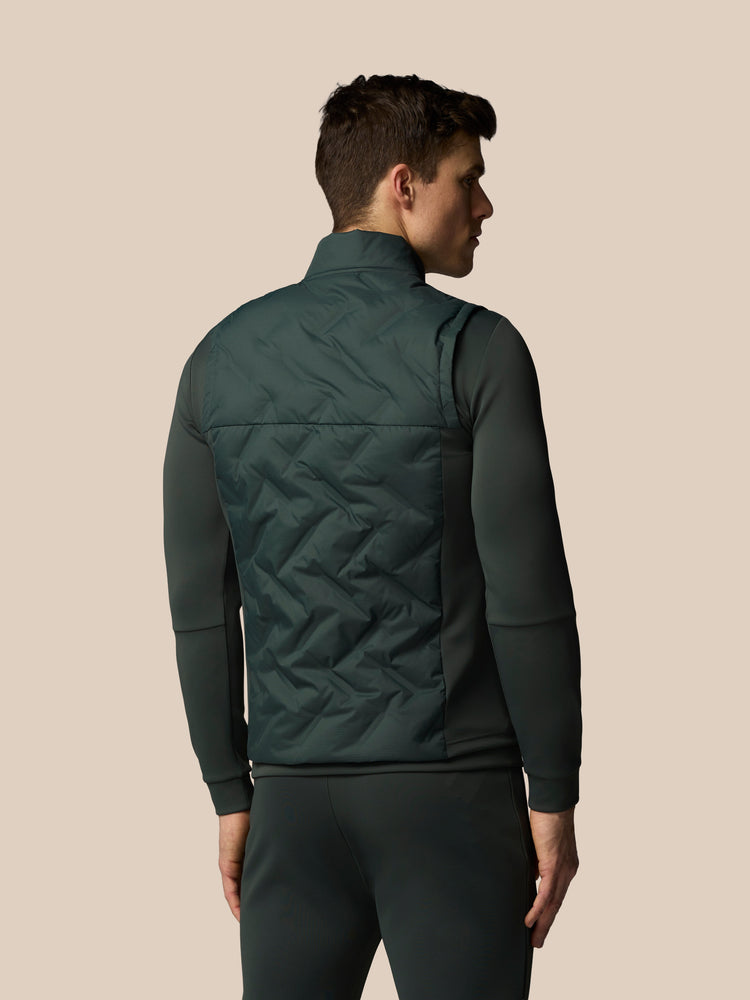 Herren Flex Hybrid Gilet - Dunkelgrün