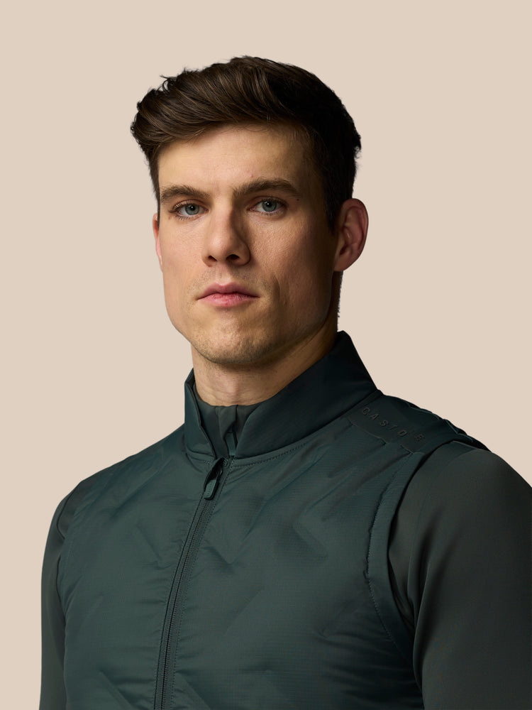 Herren Flex Hybrid Gilet - Dunkelgrün
