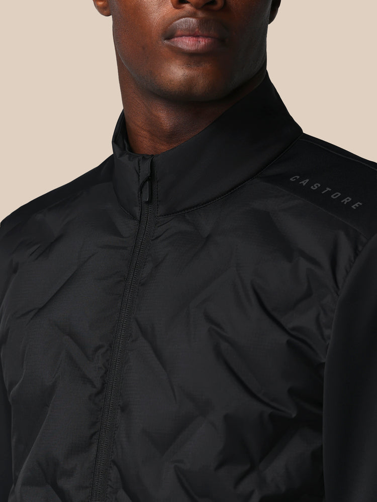 Herren Flex Langärmelige Hybridjacke - Schwarz