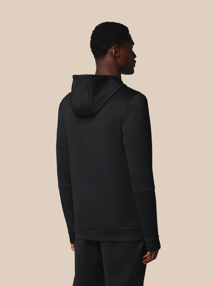 Flex Reißverschluss Hoodie - Schwarz