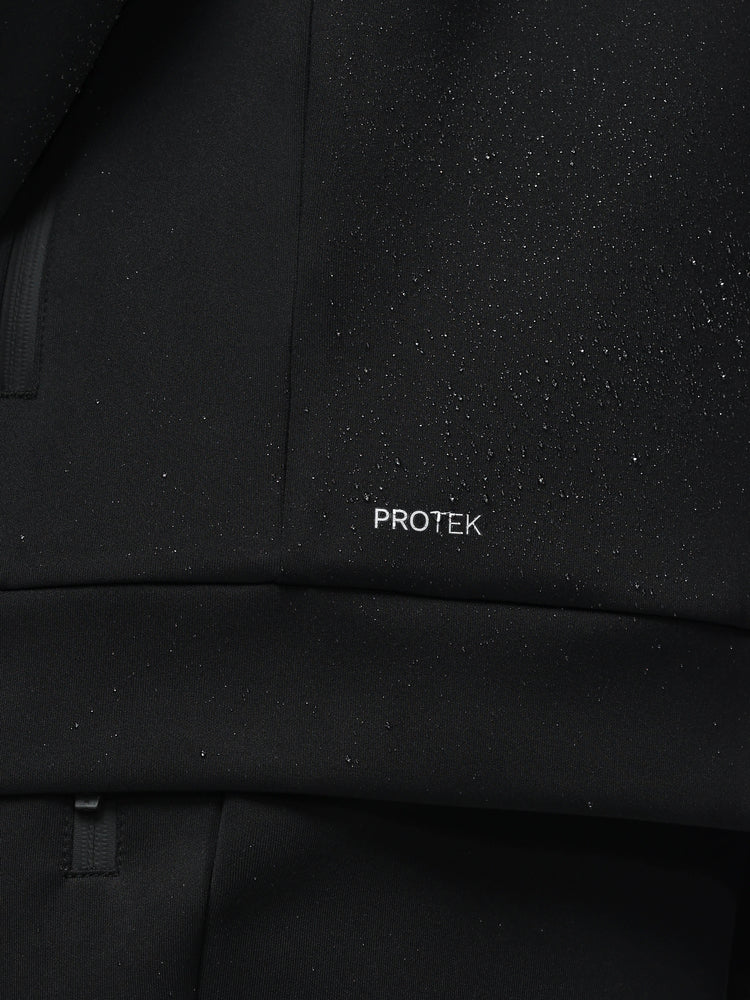 Flex Reißverschluss Hoodie - Schwarz