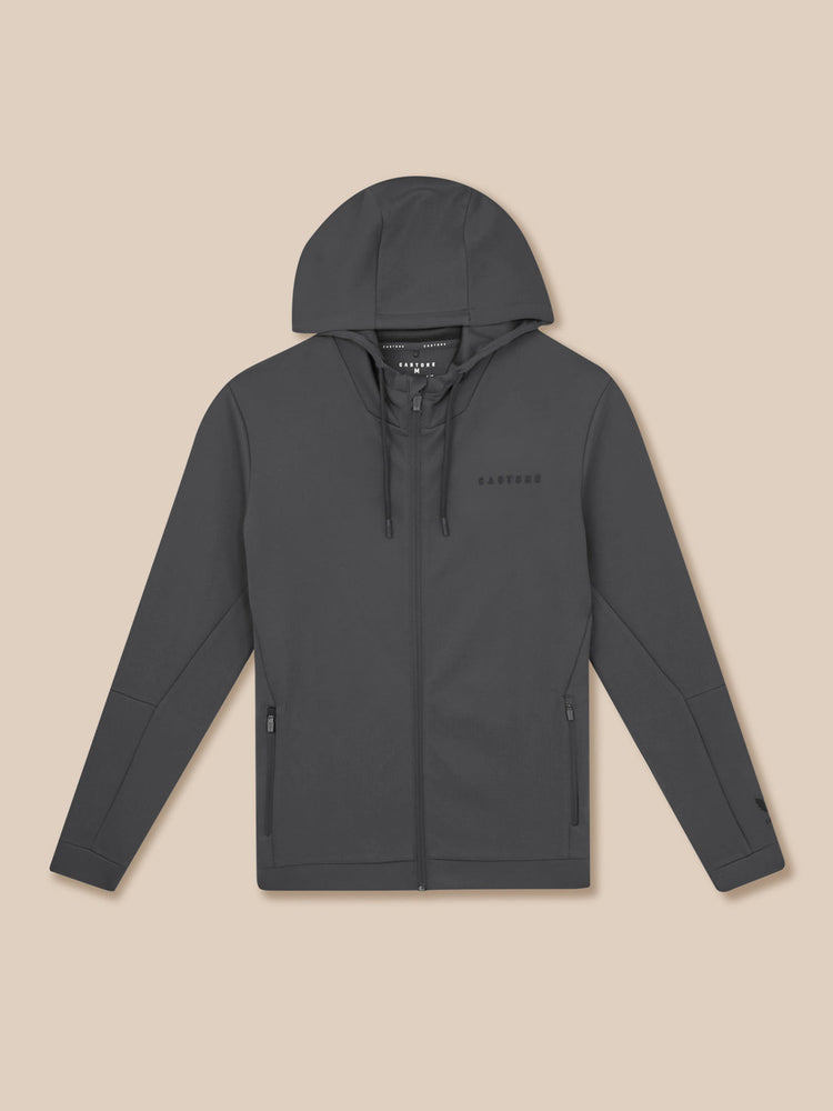 Flex Reißverschluss Hoodie - Gunmetal