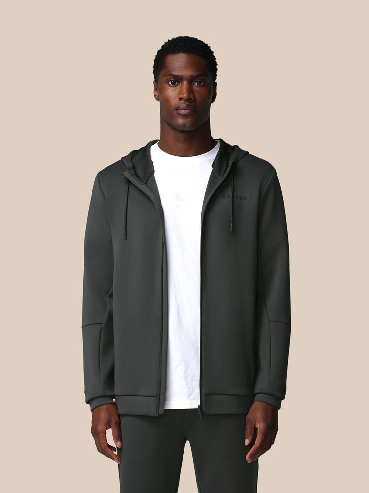 Flex Reißverschluss Hoodie - Gunmetal