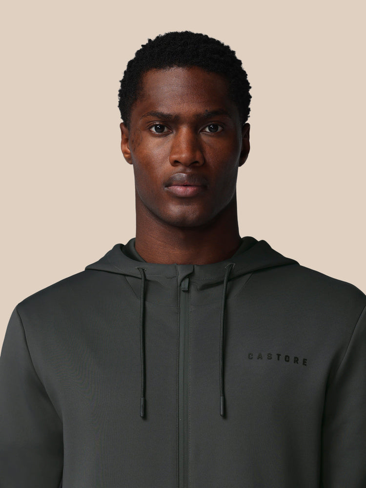 Flex Reißverschluss Hoodie - Gunmetal