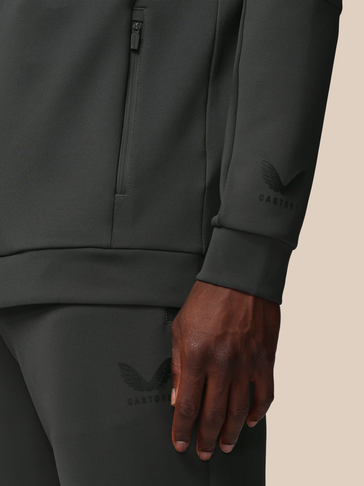 Flex Reißverschluss Hoodie - Gunmetal