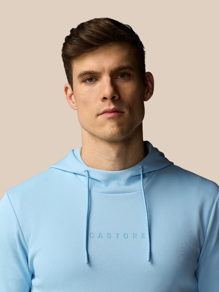 Herren Flex Langärmeliger Hoodie - Himmelblau