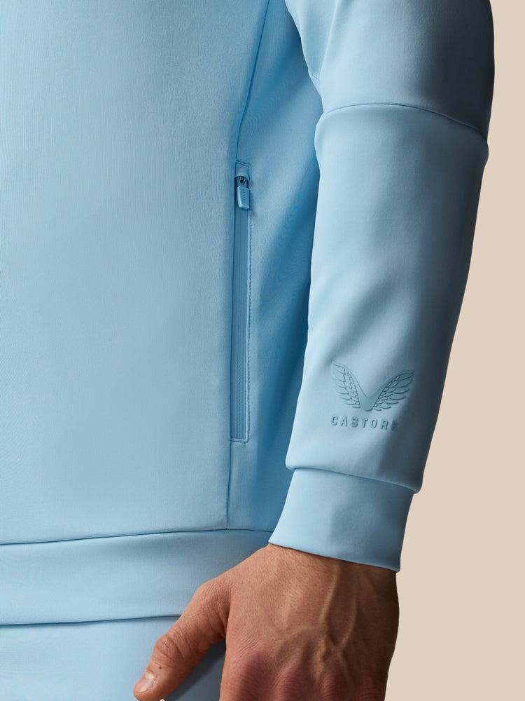 Herren Flex Langärmeliger Hoodie - Himmelblau