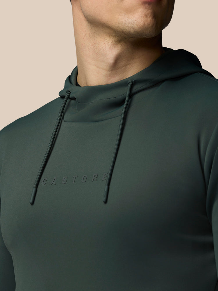 Herren Flex Langärmeliger Hoodie - Dunkelgrün