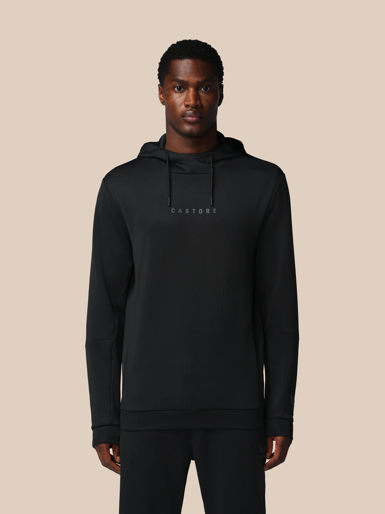 Herren Flex Langärmeliger Hoodie - Schwarz