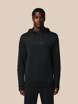 Herren Flex Langärmeliger Hoodie - Schwarz