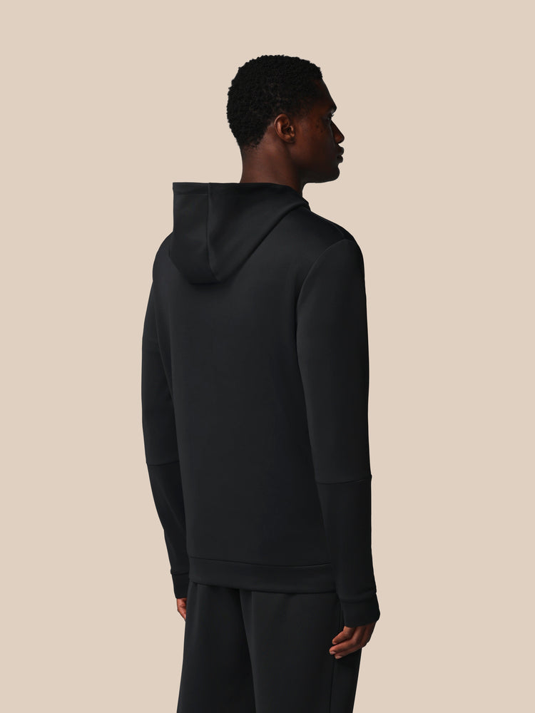 Herren Flex Langärmeliger Hoodie - Schwarz