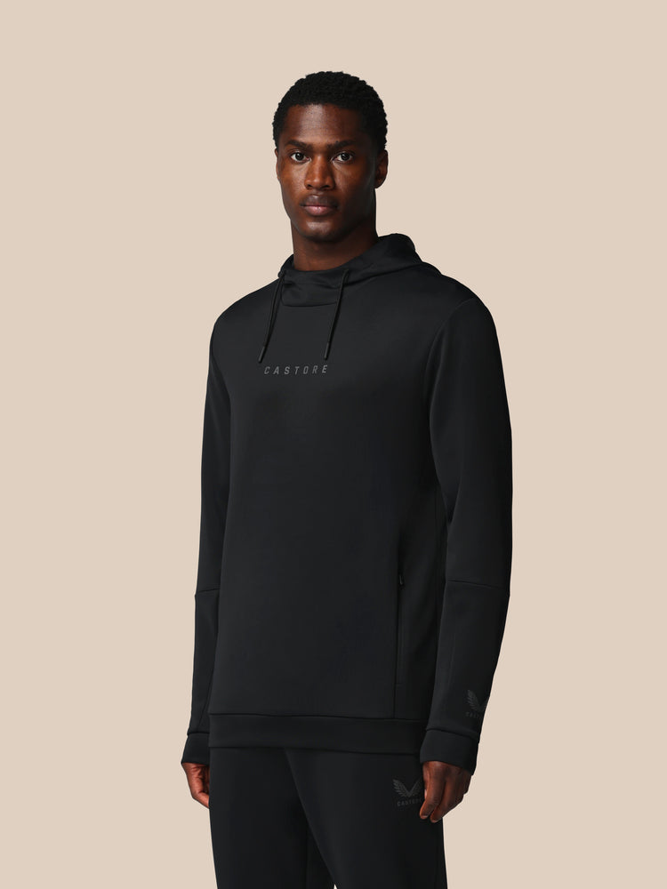 Herren Flex Langärmeliger Hoodie - Schwarz