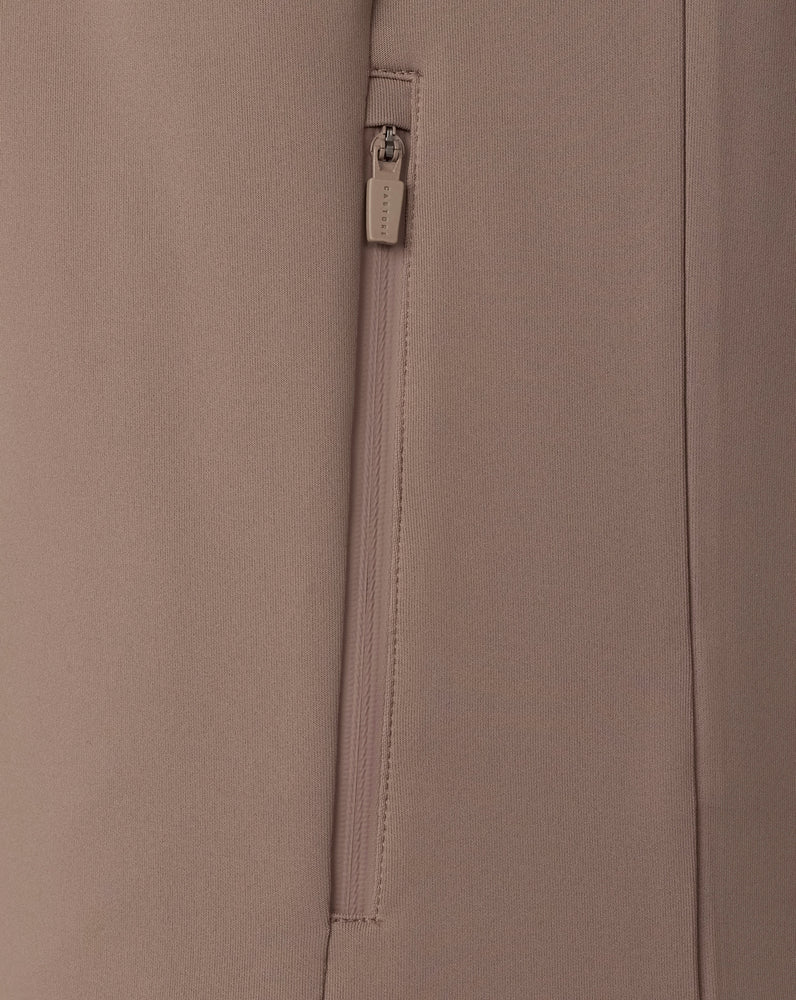 Flex 1/4 Reißverschluss Oberteil - Deep Taupe