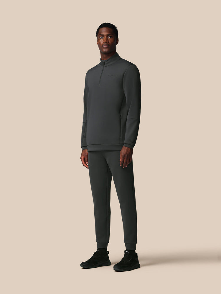 Flex 1/4 Reißverschluss Oberteil - Gunmetal