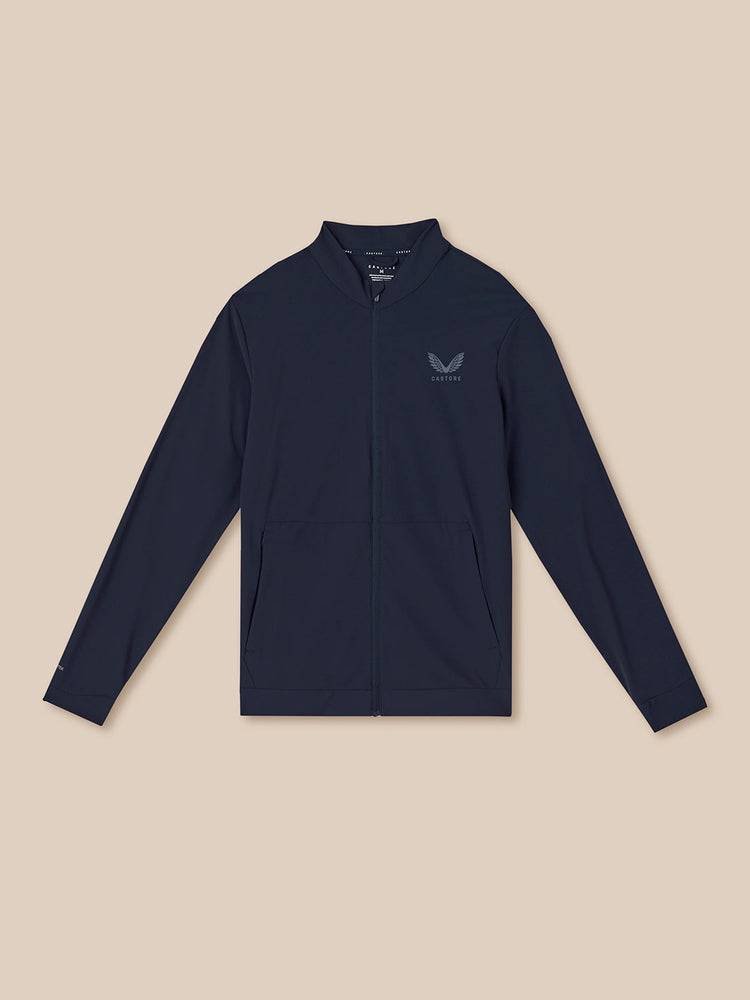 Herren Flex Langärmelige Tech Trainingsjacke - Marineblau