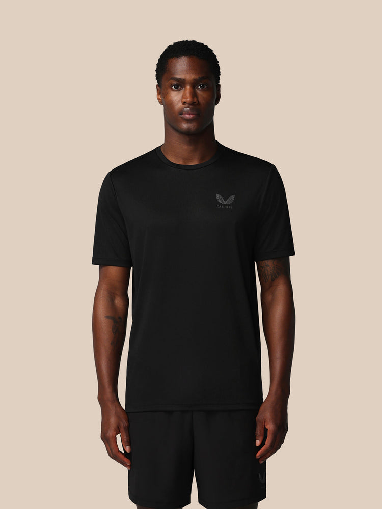 Herren Adapt Kurzarm T-Shirt - Schwarz
