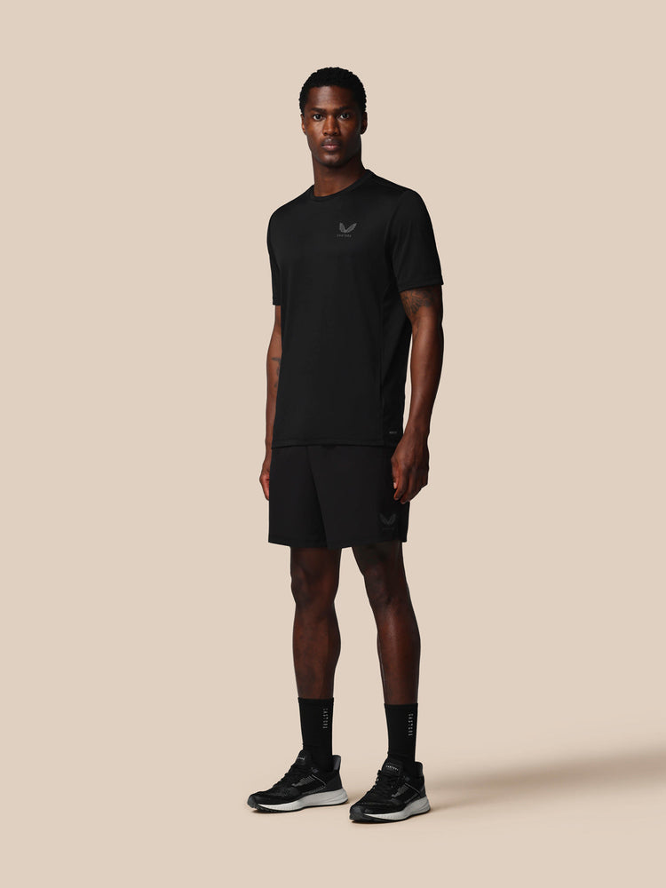 Herren Adapt Kurzarm T-Shirt - Schwarz