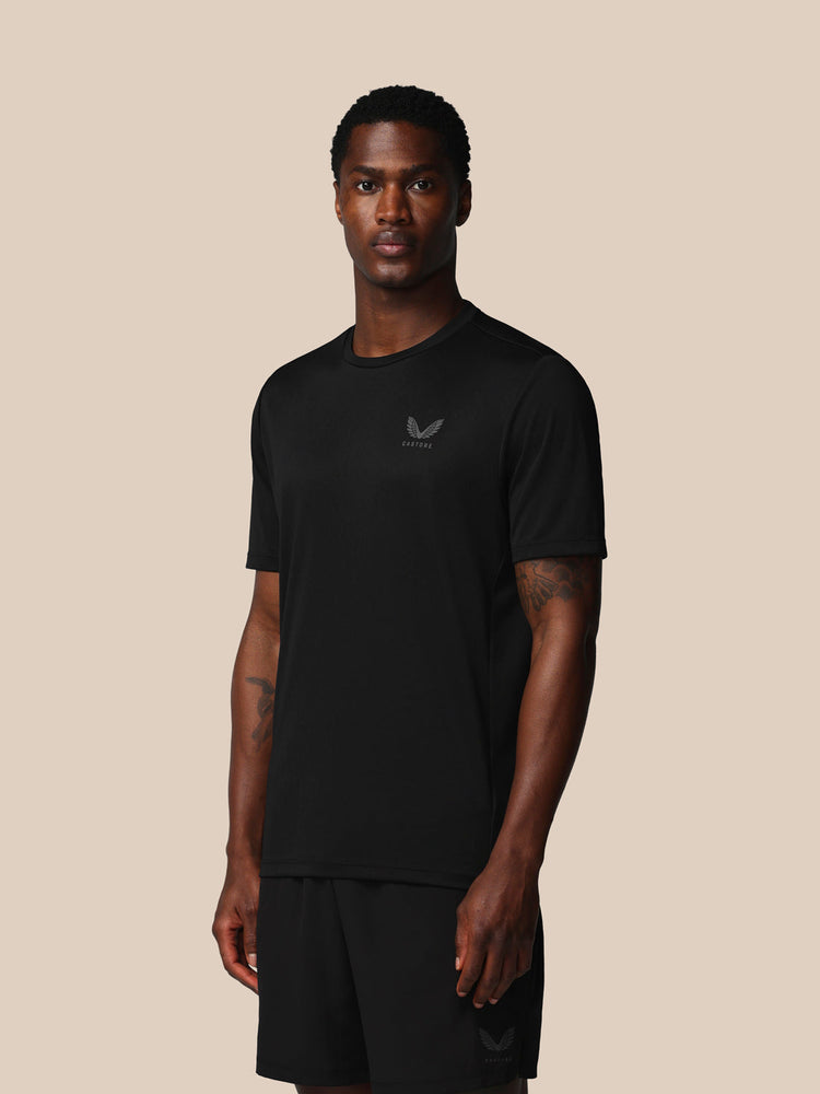 Herren Adapt Kurzarm T-Shirt - Schwarz
