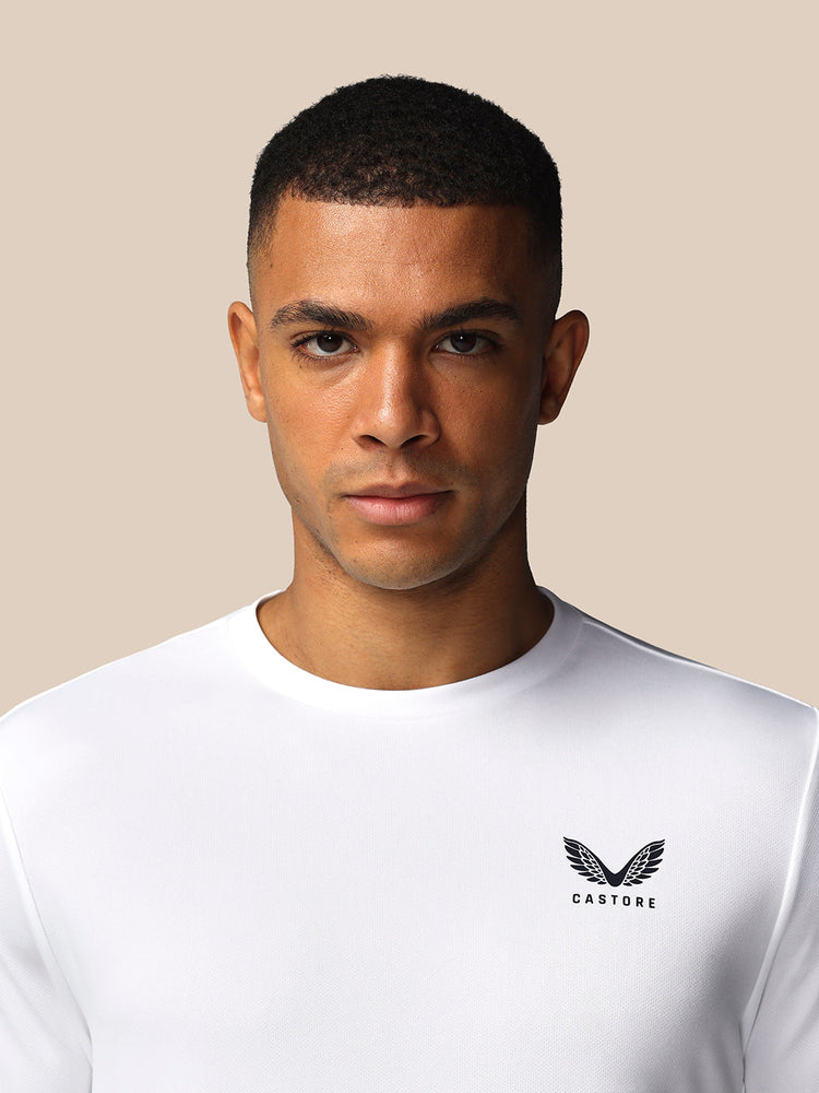 Herren Adapt Kurzarm T-Shirt - Weiß