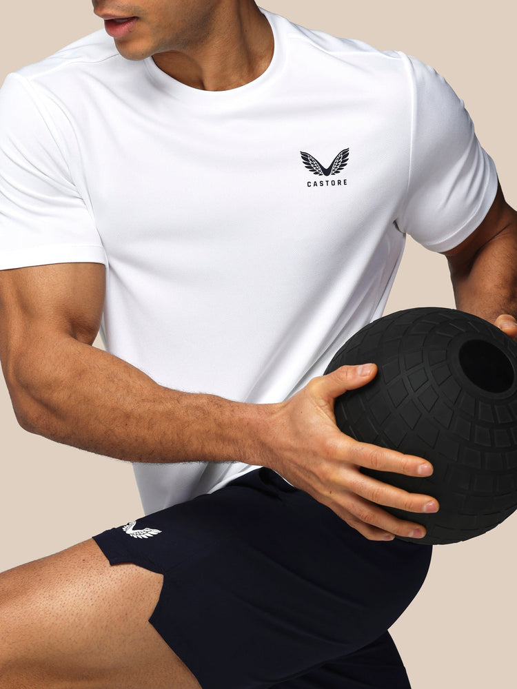 Herren Adapt Kurzarm T-Shirt - Weiß