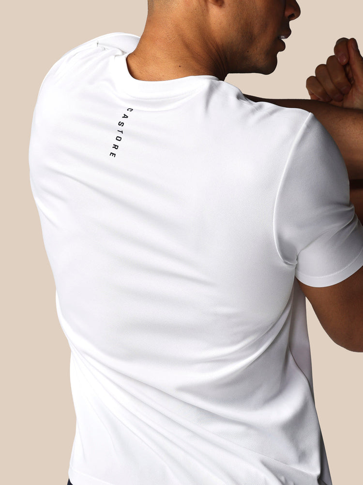 Herren Adapt Kurzarm T-Shirt - Weiß