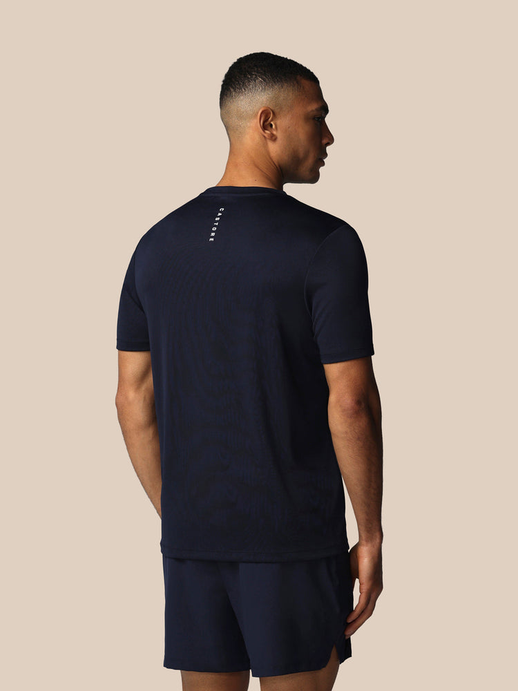 Herren Adapt Kurzarm T-Shirt - Marineblau