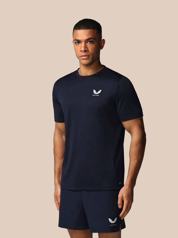 Herren Adapt Kurzarm T-Shirt - Marineblau