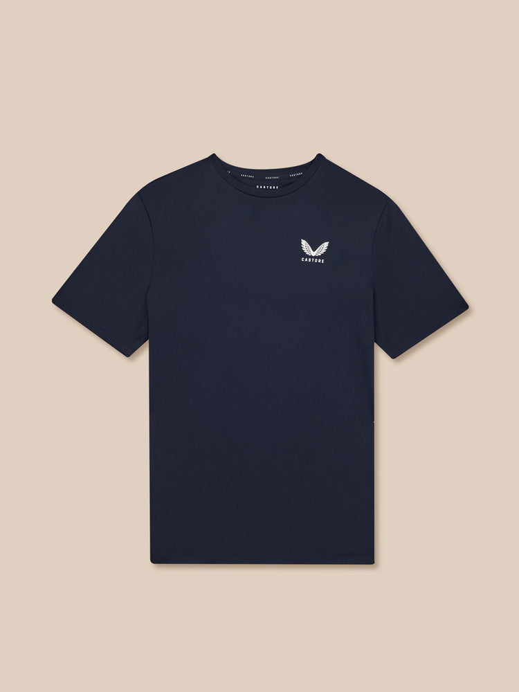 Herren Adapt Kurzarm T-Shirt - Marineblau