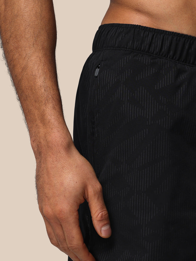 Herren Adapt 6' Badehose - Schwarz