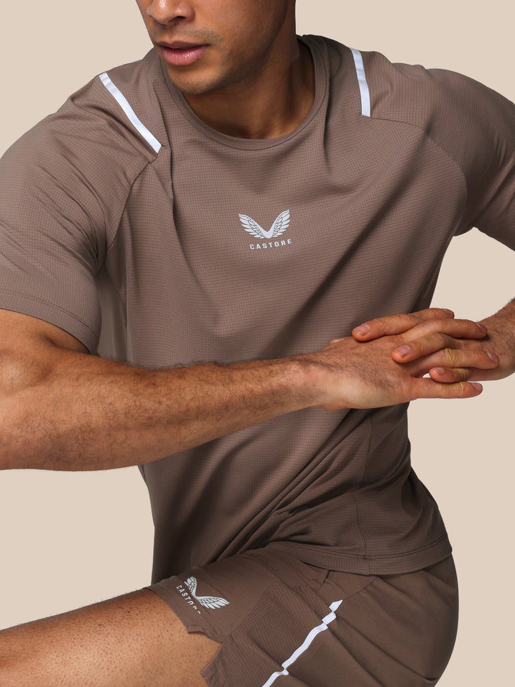 Herren Apex Training T-Shirt - Deep Taupe