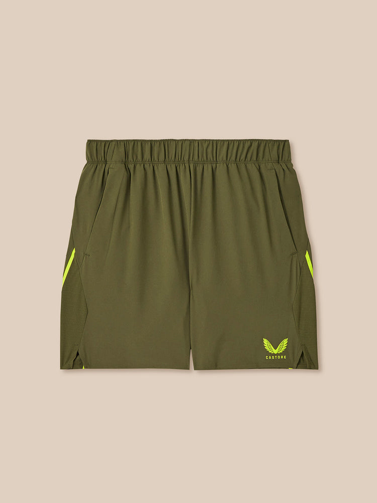 Herren Apex 6" Shorts mit Innenhose - Ivy Grün