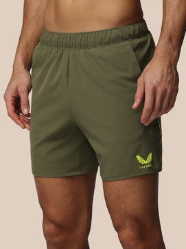 Herren Apex 6" Shorts mit Innenhose - Ivy Grün