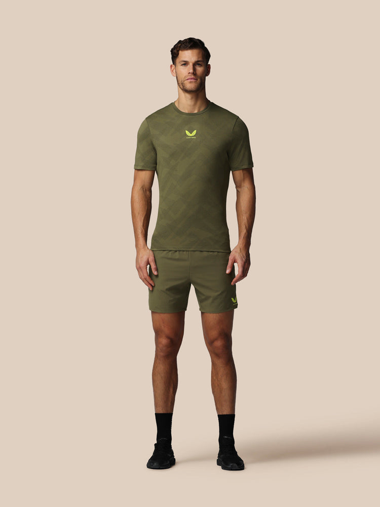 Herren Apex 6" Shorts mit Innenhose - Ivy Grün