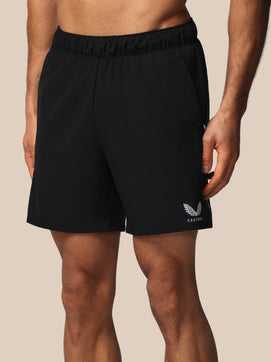 Herren Apex 6" Shorts mit Innenhose - Schwarz