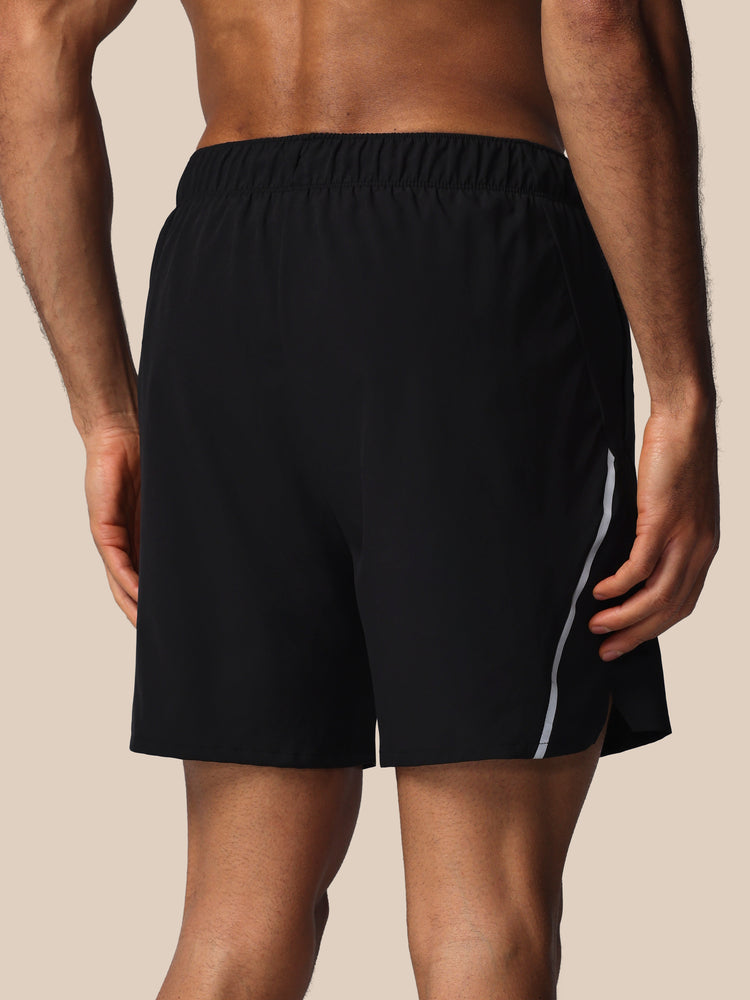 Herren Apex 6" Shorts mit Innenhose - Schwarz