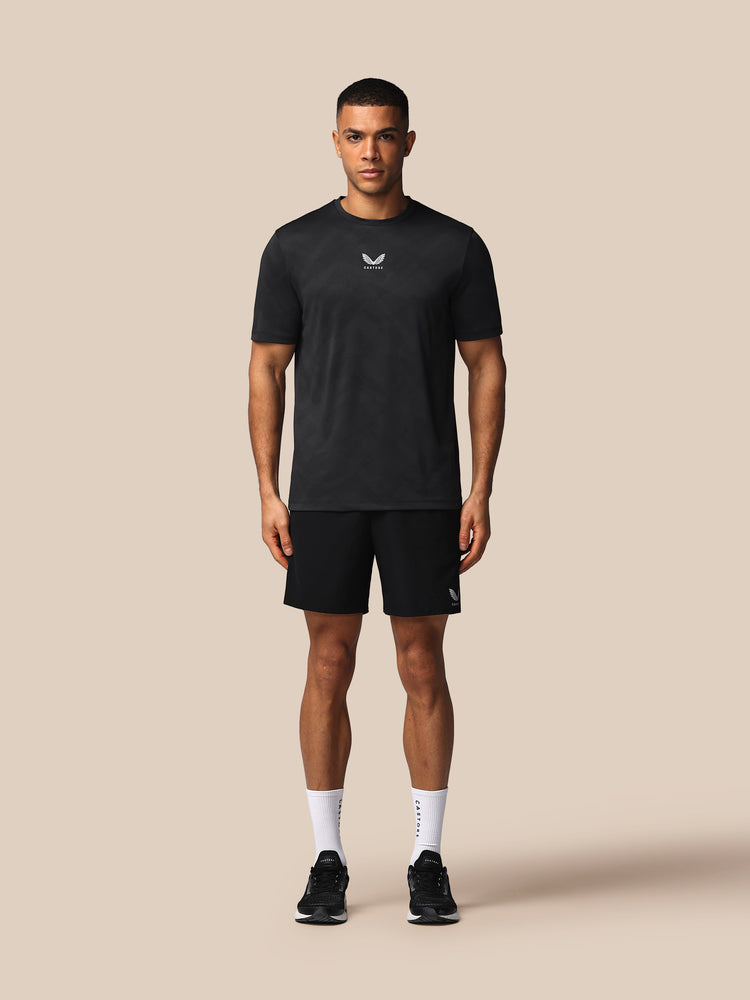 Herren Apex 6" Shorts mit Innenhose - Schwarz