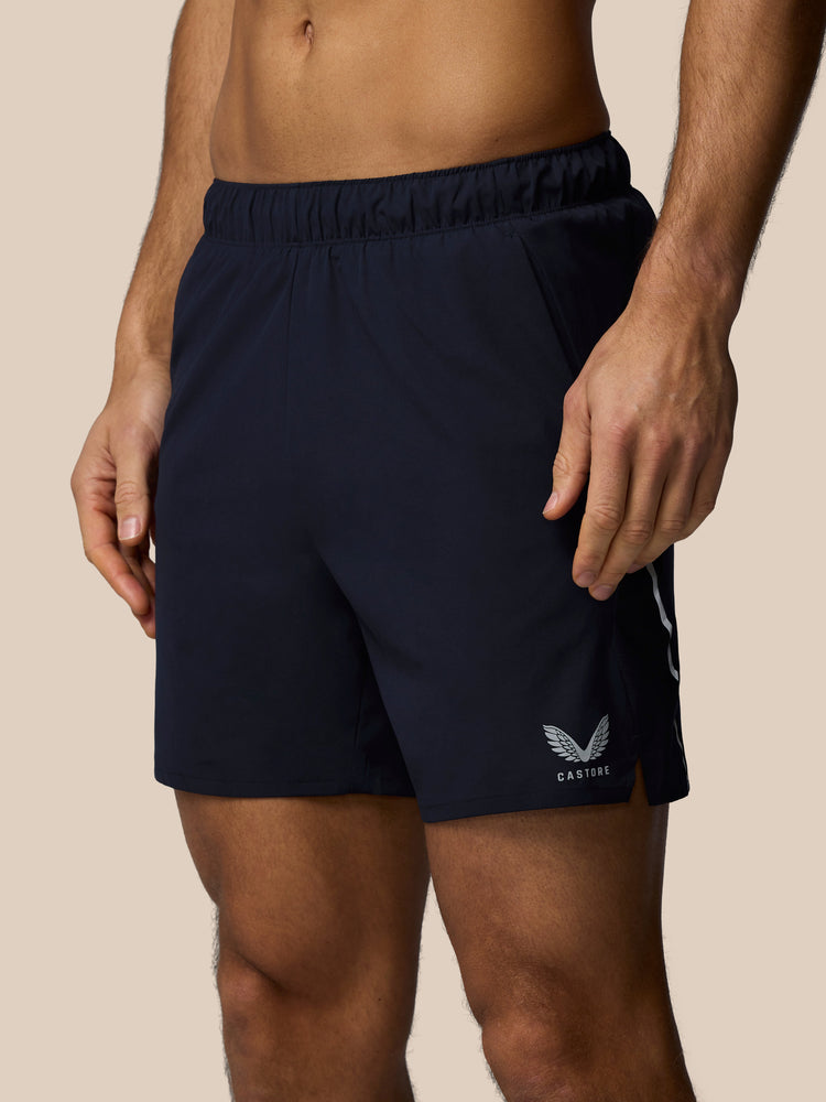 Herren Apex 6" Shorts mit Innenhose - Marineblau